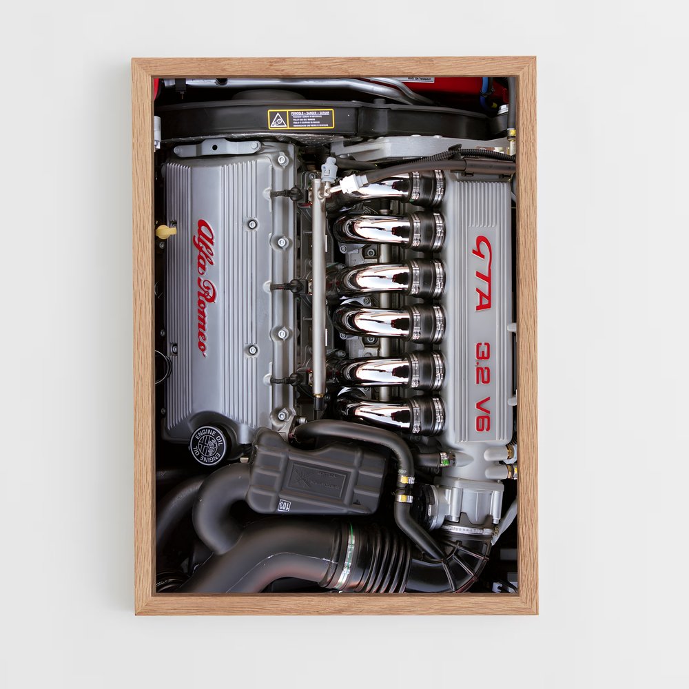 Poster Redline Power – affiche Alfa Romeo (vue 4)